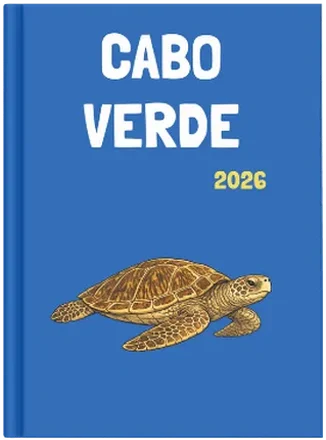 Capa de álbum de viagem Cabo Verde da Céu Azul