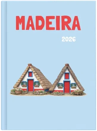 Capa de álbum de viagem Madeira da Céu Azul