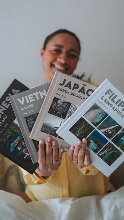 Cliente da Céu Azul com o seu álbum