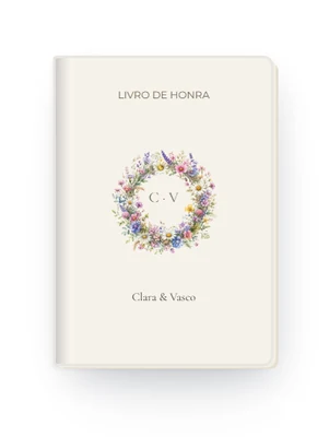 Exemplo 2 de capa personalizável do Livro de Honra