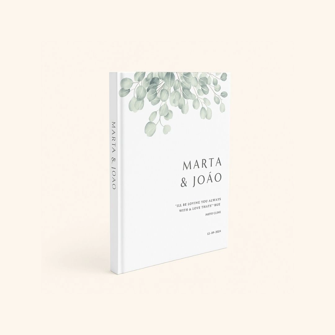 Outro ângulo da capa do Livro de Honra